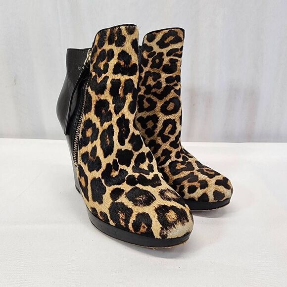 Michael Michael Kors Clara Cheetah Bootie Size 6.5 - Picture 1 of 10